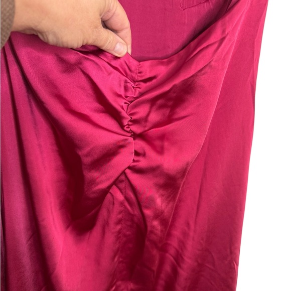 Free People Dance Till Dawn Satin Maxi Halter Maxi Dress, NWT, Large, Rose - Picture 11 of 16